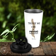 Kubek termiczny Trust me I'm a physiotherapist – prezent dla fizjoterapeuty