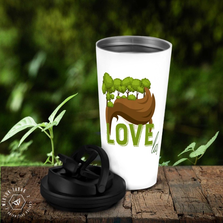 Kubek termiczny Love las – upominek dla przyrodnika i leśniczego