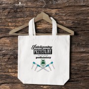 Podleśniczy - Inteligentny, przystojny i do tego jeszcze podleśniczy – Prezent dla podleśniczego - Torba naturalna