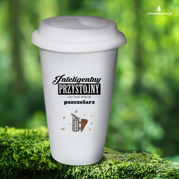 Pszczelarz - Inteligentny, przystojny i do tego jeszcze pszczelarz – Prezent dla pszczelarza - Tumbler