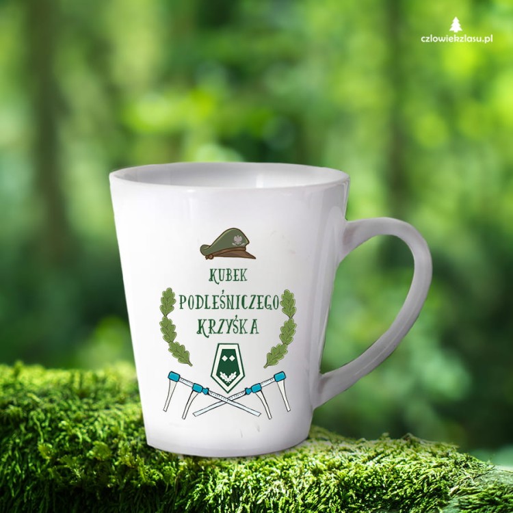 Kubek podleśniczego – Podleśniczy - Prezent dla podleśniczego - Kubek latte