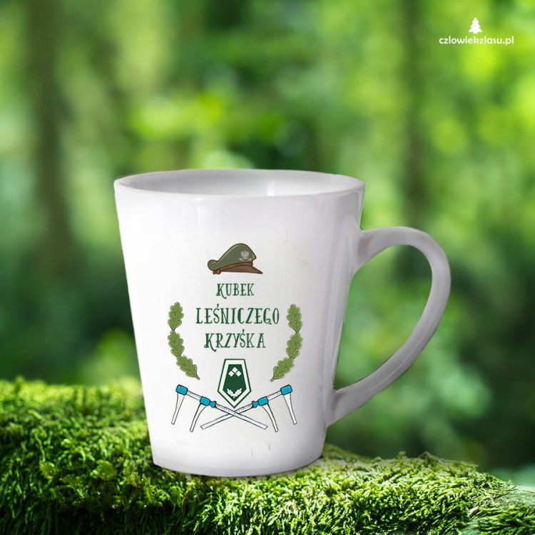 kubek leśniczego - Prezent dla leśniczego - Leśniczy - Las - Kubek latte