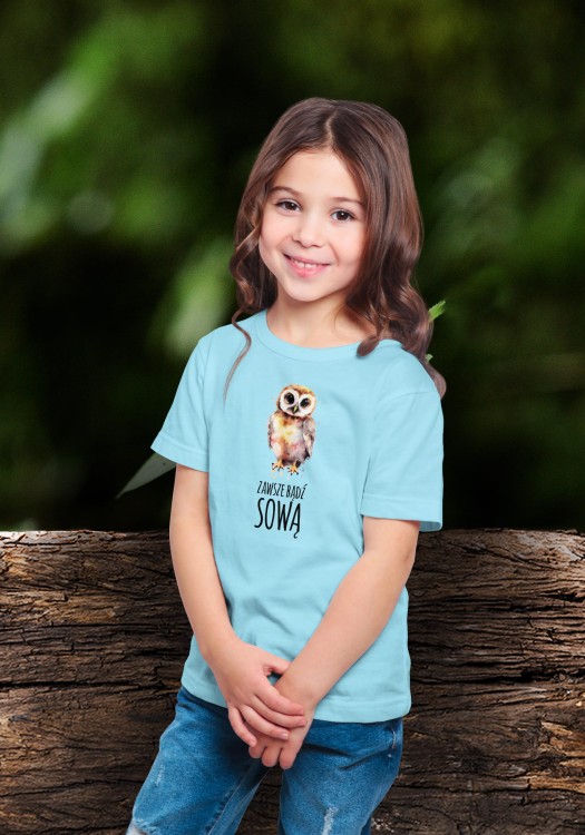Zawsze bądź sową - Prezent dla ornitologa - ornitolog - Sowa - Koszulka dziecięca