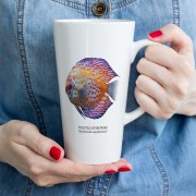 Paletka dyskowiec /Symphysodon discus/ - Ryba - prezent dla akwarysty – Prezent dla akwarystki - Akwarystyka - Kubek latte