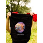 Paletka dyskowiec /Symphysodon discus/ - Ryba - Prezent dla akwarysty – Prezent dla akwarystki - Akwarystyka - Torba na ramię