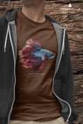 Bojownik wspaniały /Betta splendens/ - Ryba – Prezent dla akwarysty - Prezent dla akwarystki - Akwarystyka - Koszulka