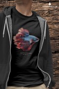 Bojownik wspaniały /Betta splendens/ - Ryba – Prezent dla akwarysty - Prezent dla akwarystki - Akwarystyka - Koszulka