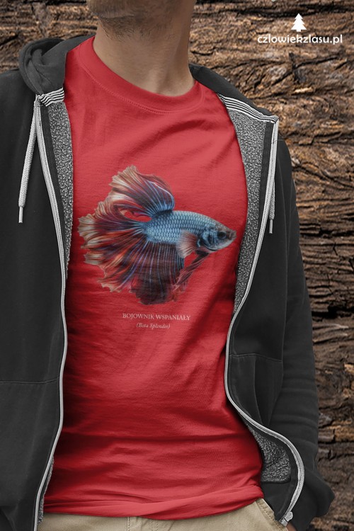 Bojownik wspaniały /Betta splendens/ - Ryba – Prezent dla akwarysty - Prezent dla akwarystki - Akwarystyka - Koszulka