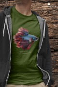 Bojownik wspaniały /Betta splendens/ - Ryba – Prezent dla akwarysty - Prezent dla akwarystki - Akwarystyka - Koszulka
