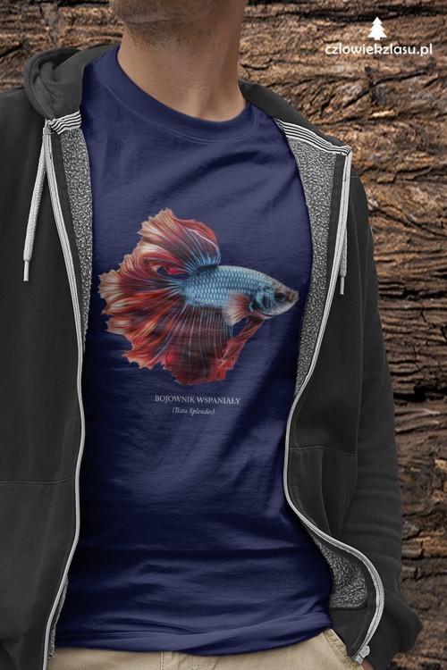 Bojownik wspaniały /Betta splendens/ - Ryba – Prezent dla akwarysty - Prezent dla akwarystki - Akwarystyka - Koszulka