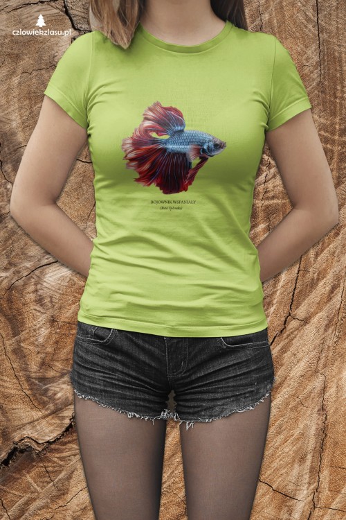 Bojownik wspaniały /Betta splendens/ - Ryba – Prezent dla akwarysty - Prezent dla akwarystki - Akwarystyka - Koszulka