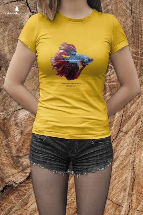 Bojownik wspaniały /Betta splendens/ - Ryba – Prezent dla akwarysty - Prezent dla akwarystki - Akwarystyka - Koszulka