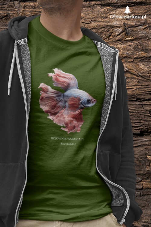 Bojownik wspaniały /Betta splendens/ - Ryba – Prezent dla akwarysty - Prezent dla akwarystki - Akwarystyka - Koszulka