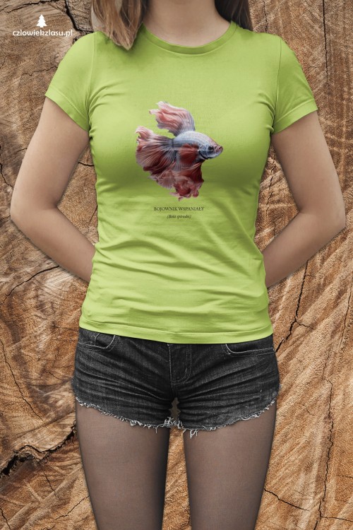 Bojownik wspaniały /Betta splendens/ - Ryba – Prezent dla akwarysty - Prezent dla akwarystki - Akwarystyka - Koszulka