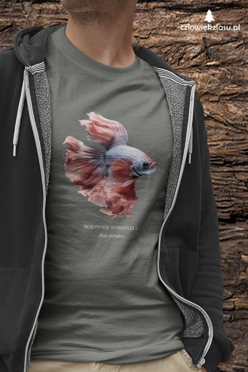 Bojownik wspaniały /Betta splendens/ - Ryba – Prezent dla akwarysty - Prezent dla akwarystki - Akwarystyka - Koszulka