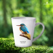 Zimorodek zwyczajny - Alcedo atthis – Zimorodek - prezent dla ornitologa - Kubek latte