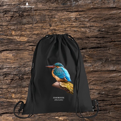 Zimorodek zwyczajny - Alcedo atthis – Zimorodek - prezent dla ornitologa - Worek-Plecak #2