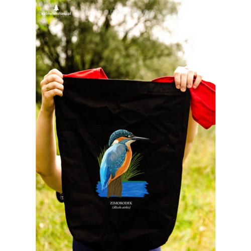 Zimorodek zwyczajny - Alcedo atthis – Zimorodek - prezent dla ornitologa - Torba na ramię