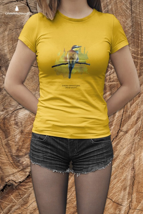 Żołna pszczołojad - Merops apiaster - Żołna - prezent dla ornitologa – Prezent dla przyrodnika - Koszulka