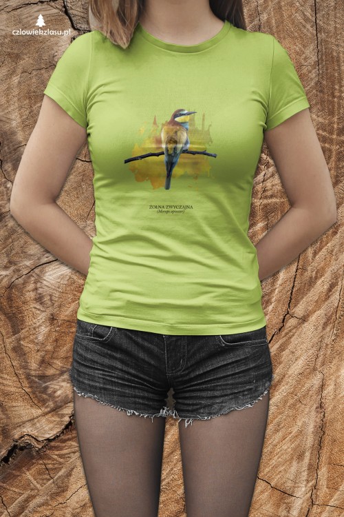 Żołna pszczołojad - Merops apiaster - Żołna - prezent dla ornitologa – Prezent dla przyrodnika - Koszulka