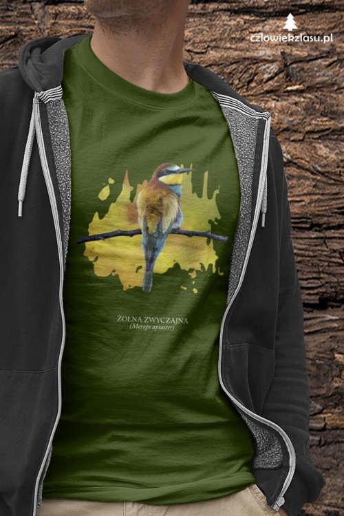 Żołna pszczołojad - Merops apiaster - Żołna - prezent dla ornitologa – Prezent dla przyrodnika - Koszulka