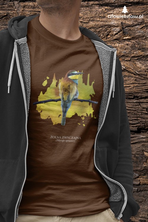 Żołna pszczołojad - Merops apiaster - Żołna - prezent dla ornitologa – Prezent dla przyrodnika - Koszulka