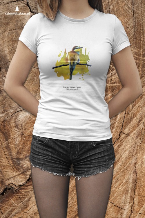 Żołna pszczołojad - Merops apiaster - Żołna - prezent dla ornitologa – Prezent dla przyrodnika - Koszulka