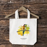 Żołna zwyczajna - Żołna pszczołojad - Merops apiaster - Żołna - prezent dla ornitologa – Prezent dla przyrodnika - Torba 2 ucha