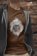 Maine coon - Mainkun - Kot - prezent dla miłośnika kotów - Koszulka z kotem - Koszulka