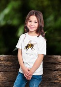 Pszczoła miodna - Apis mellifera - Pszczoła - prezent dla entomologa – Prezent dla pszczelarza – Koszulka z pszczołą – Koszulka dziecięca