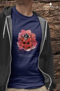 Biedronka siedmiokropka - Coccinella septempunctata - Biedronka - Prezent dla przyrodnika - Prezent dla entomologa - Koszulka z biedronką - Koszulka