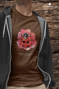 Biedronka siedmiokropka - Coccinella septempunctata - Biedronka - Prezent dla przyrodnika - Prezent dla entomologa - Koszulka z biedronką - Koszulka