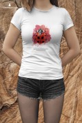Biedronka siedmiokropka - Coccinella septempunctata - Biedronka - Prezent dla przyrodnika - Prezent dla entomologa - Koszulka z biedronką - Koszulka
