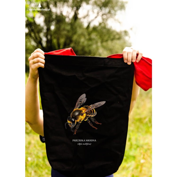 Pszczoła miodna - Apis mellifera - Pszczoła - prezent dla entomologa - Prezent dla pszczelarza - Torba na ramię
