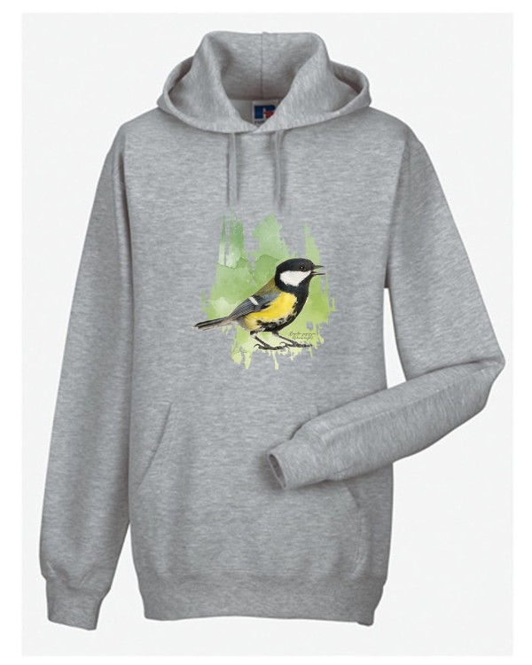 Sikorka Bogatka - Bogatka zwyczajna - Parus major - prezent dla ornitologa - Bluza