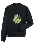 Sikorka Bogatka - Bogatka zwyczajna - Parus major - prezent dla ornitologa - Bluza