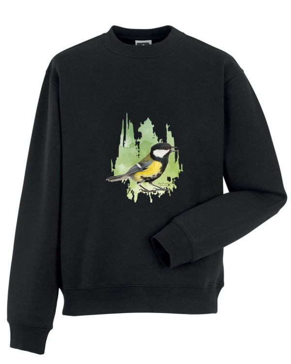 Sikorka Bogatka - Bogatka zwyczajna - Parus major - prezent dla ornitologa - Bluza