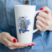 Czapla siwa - Ardea cinerea - prezent dla ornitologa - Kubek latte