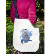 Czapla siwa - Ardea cinerea - prezent dla ornitologa - Torba na ramię
