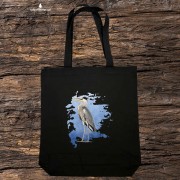 Czapla siwa - Ardea cinerea - prezent dla ornitologa - Torba 2 ucha