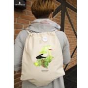 Bocian biały - Ciconia ciconia - prezent dla ornitologa - Worek-Plecak