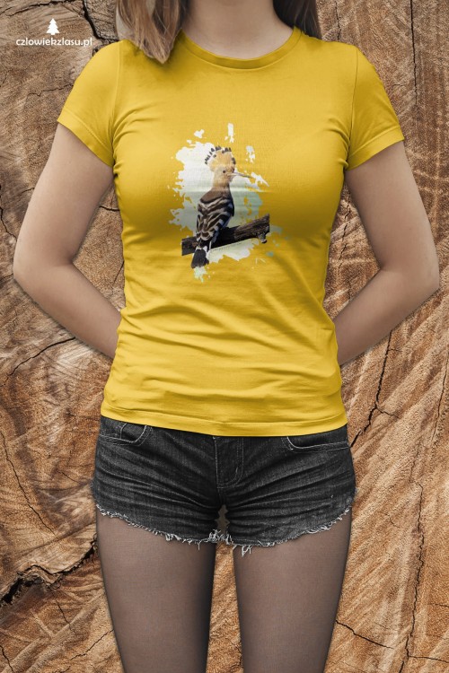 Dudek - Dudek zwyczajny - Upupa epops - prezent dla Ornitologa -  Koszulka