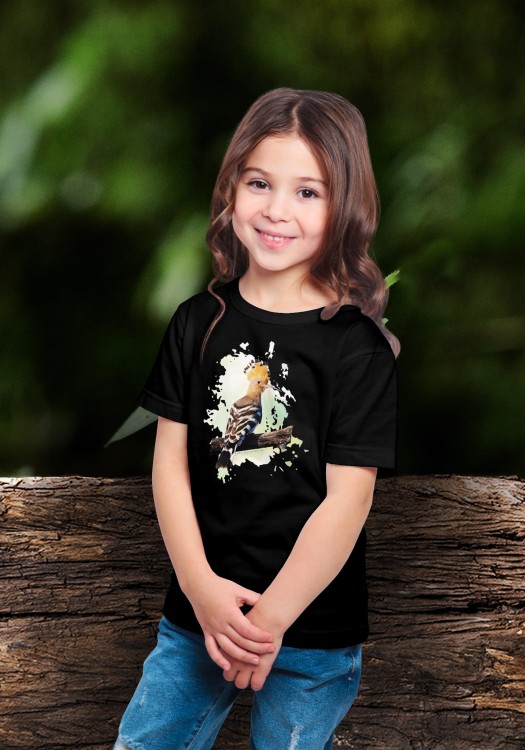 Dudek - Dudek zwyczajny - Upupa epops - prezent dla Ornitologa - Koszulka dziecięca