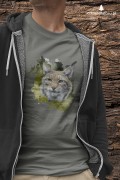 Ryś euroazjatycki - Lynx lynx - Prezent dla przyrodnika - Prezent dla przyrodniczki - Koszulka
