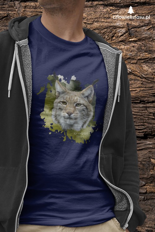 Ryś euroazjatycki - Lynx lynx - Prezent dla przyrodnika - Prezent dla przyrodniczki - Koszulka