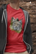 Ryś euroazjatycki - Lynx lynx - Prezent dla przyrodnika - Prezent dla przyrodniczki - Koszulka