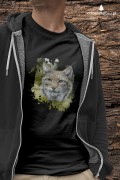 Ryś euroazjatycki - Lynx lynx - Prezent dla przyrodnika - Prezent dla przyrodniczki - Koszulka