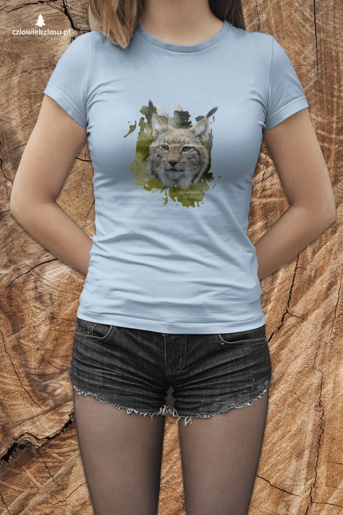 Ryś euroazjatycki - Lynx lynx - Prezent dla przyrodnika - Prezent dla przyrodniczki - Koszulka