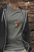 Wiewiórka pospolita - Sciurus vulgaris - Wiewiórka - Prezent dla przyrodnika - Prezent dla przyrodniczki - Koszulka