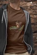 Wiewiórka pospolita - Sciurus vulgaris - Wiewiórka - Prezent dla przyrodnika - Prezent dla przyrodniczki - Koszulka